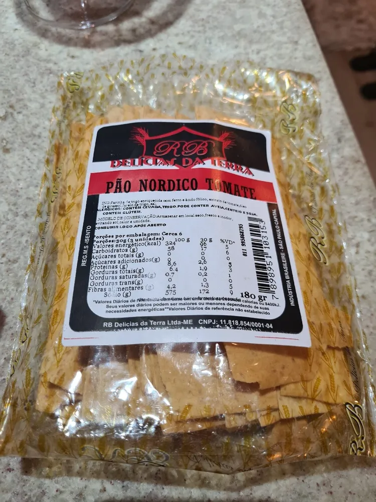 Pão Nórdico Tomate
