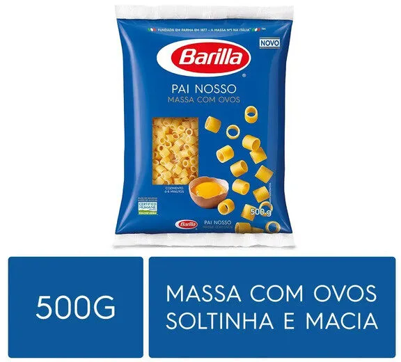 Macarrão Com Ovos Pai Nosso Barilla Pacote 500g