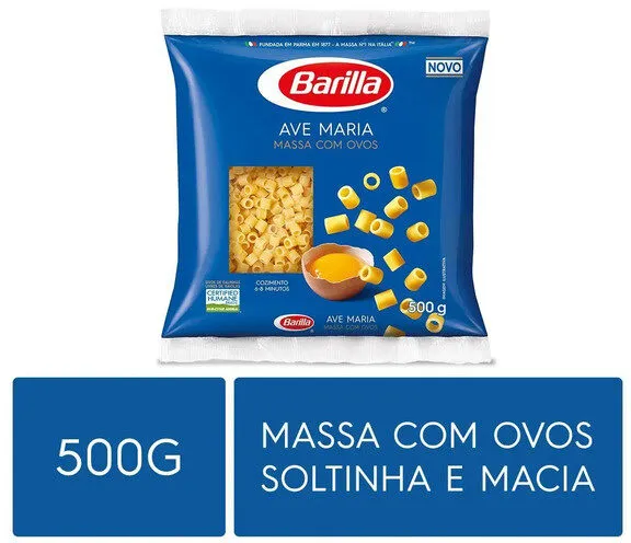 Macarrão Com Ovos Ave Maria Barilla Pacote 500g