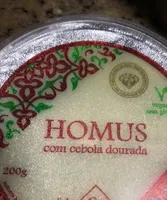 Homus com cebola dourada