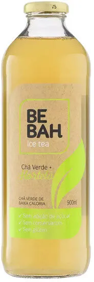 Chá Verde Ice Tea Hortelã Bebah Garrafa 900ml