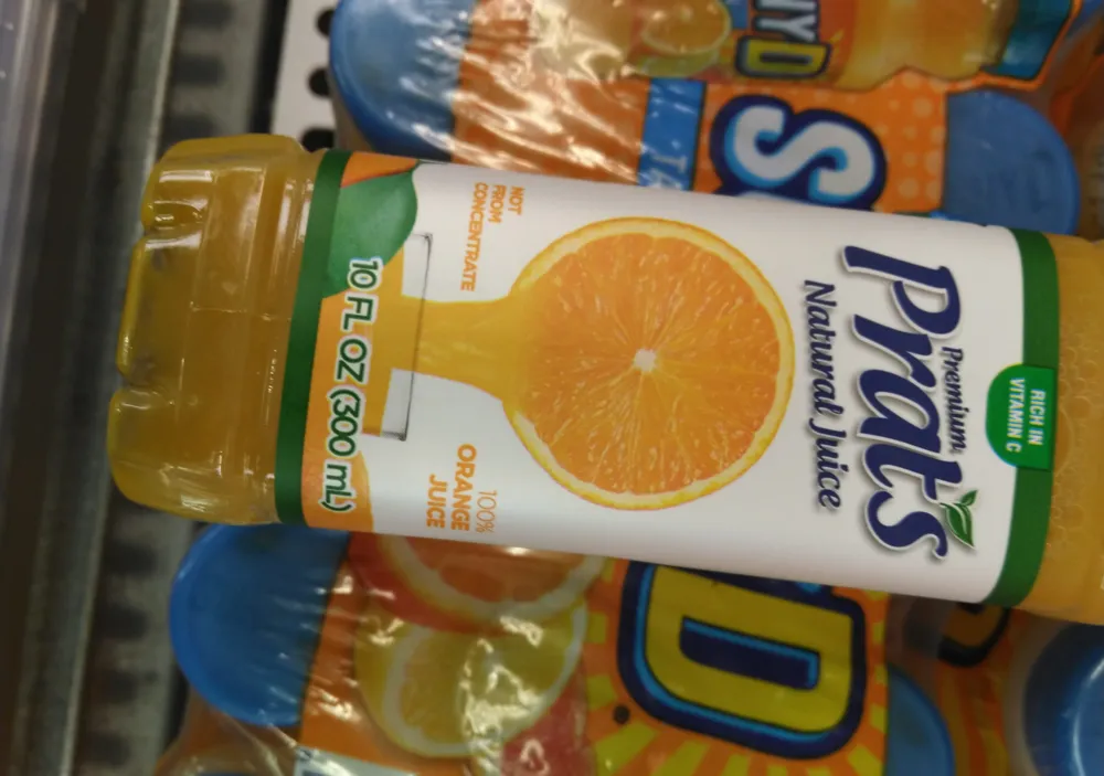 Suco de laranja integral