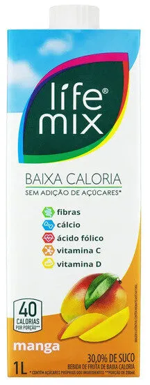 Bebida Manga Life Mix Caixa 1l