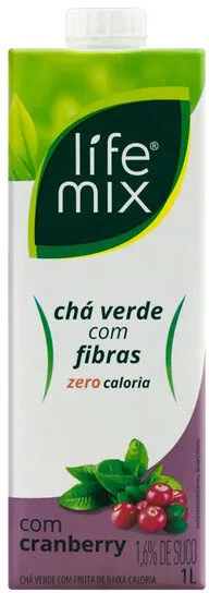 Chá Verde Cranberry Life Mix Caixa 1l