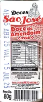 Doce de amendoim caseiro