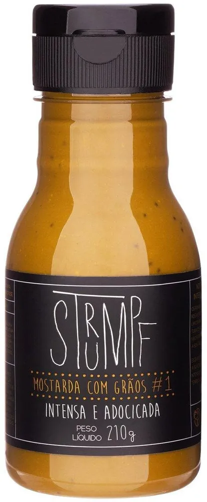 Mostarda Com Grãos Strumpf 1 Squeeze 210g