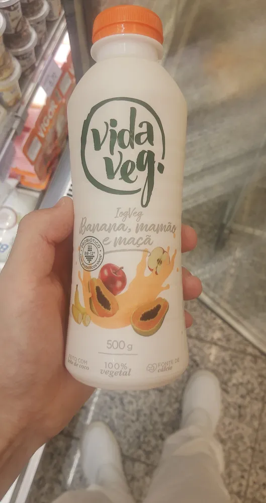 Vida Veg Iog Banana Mamão maçã