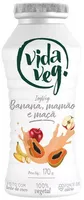 Iogurte Vegetal Banana, Mamão E Maçã Vida Veg Iogveg Frasco 170g