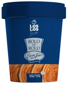 Sorvete Bolo De Rolo De Goiabada Los Los Pote 490ml