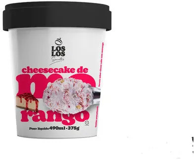 Sorvete Cheesecake De Morango Los Los Pote 490ml