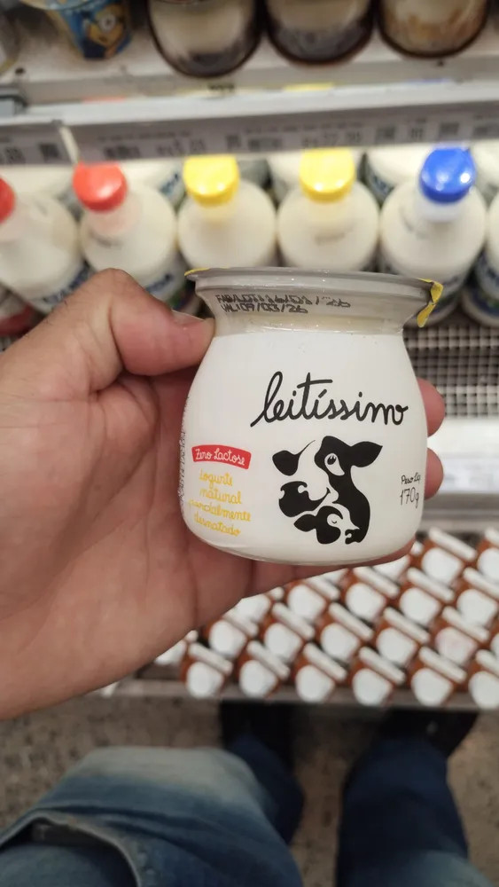 Iogurte Parcialmente Desnatado Natural Zero Lactose Leitíssimo