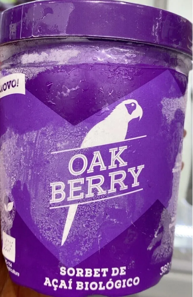Sorbet de açaí biológico