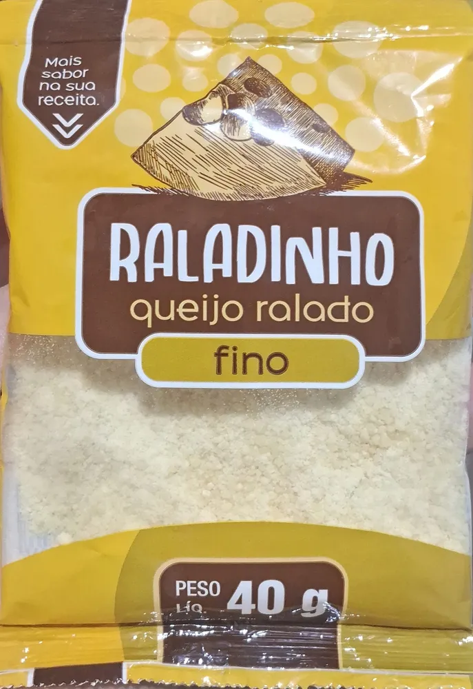 Queijo ralado fino
