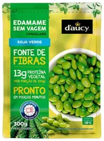 Edamame Sem Vagem Congelado Daucy Pacote 300g