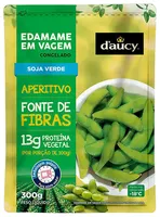 Edamame Em Vagem Congelado Daucy Pacote 300g