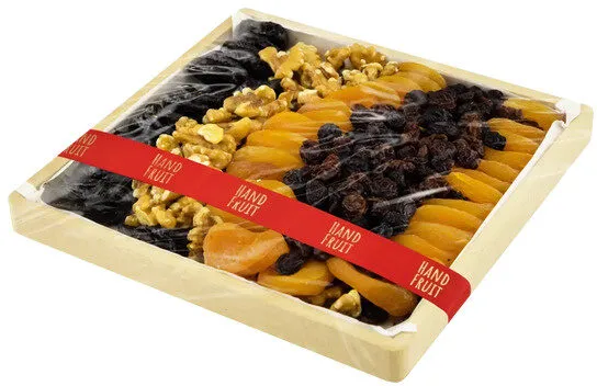 Tábua De Frutas Secas Hand Fruit Bandeja 500g