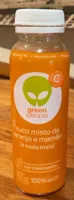 Suco misto de laranja e mamão