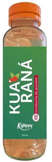 Kombucha Kuaraná K Häppy Garrafa 355ml
