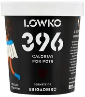 Sorvete Brigadeiro Lowko Pote 455ml