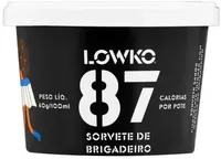 Sorvete Brigadeiro Lowko Pote 100ml