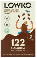 Pack Picolé Vegano Chocolate Cobertura Chocolate Com Pedaços De Avelã Lowko Caixa 177g 3 Unidades