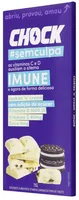 Suplemento Alimentar Tablete Cookies N Cream Chock Imune Caixa 75g