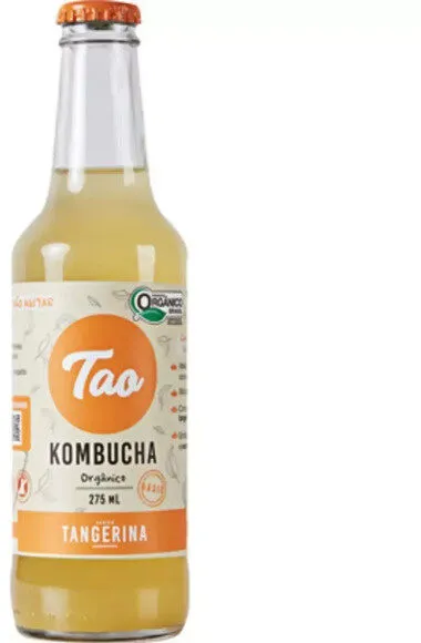 Kombucha Orgânica Tangerina Tao Basic Garrafa 275ml