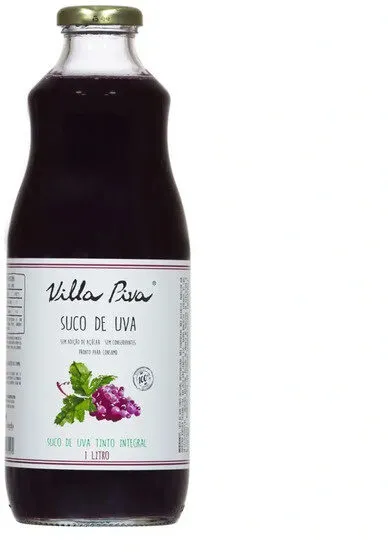 Suco Integral Uva Tinto Villa Piva Garrafa 1l