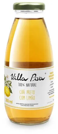 Chá Preto Limão Villa Piva Garrafa 300ml