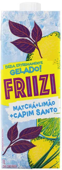 Chá Matchá, Limão E Capim Santo Friizi Caixa 1l