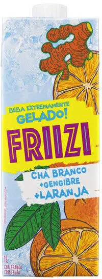 Chá Branco Gengibre E Laranja Friizi Caixa 1l