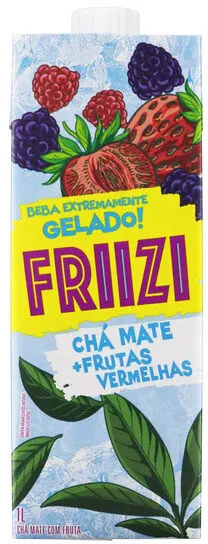 Chá Mate Frutas Vermelhas Friizi Caixa 1l