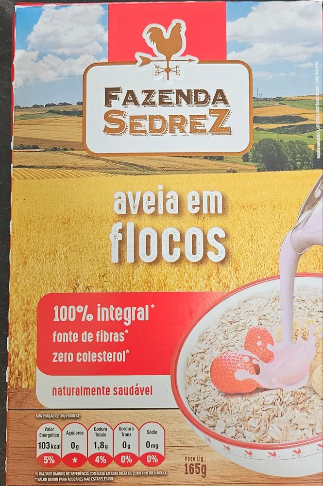 Aveia em flocos