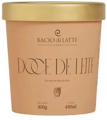 Gelato Doce Leite Bacio Di Latte 490ml