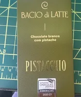 Chocolate branco com pistache