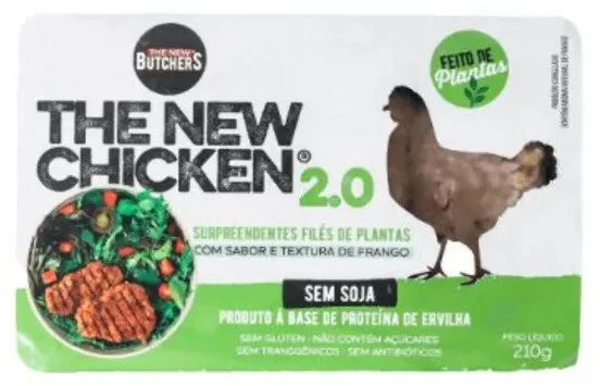 Filé Vegetal Frango The New Chicken Bandeja 210g 3 Unidades