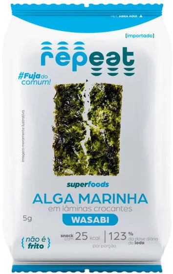 Snack Alga Wasabi Repeat 5gx24