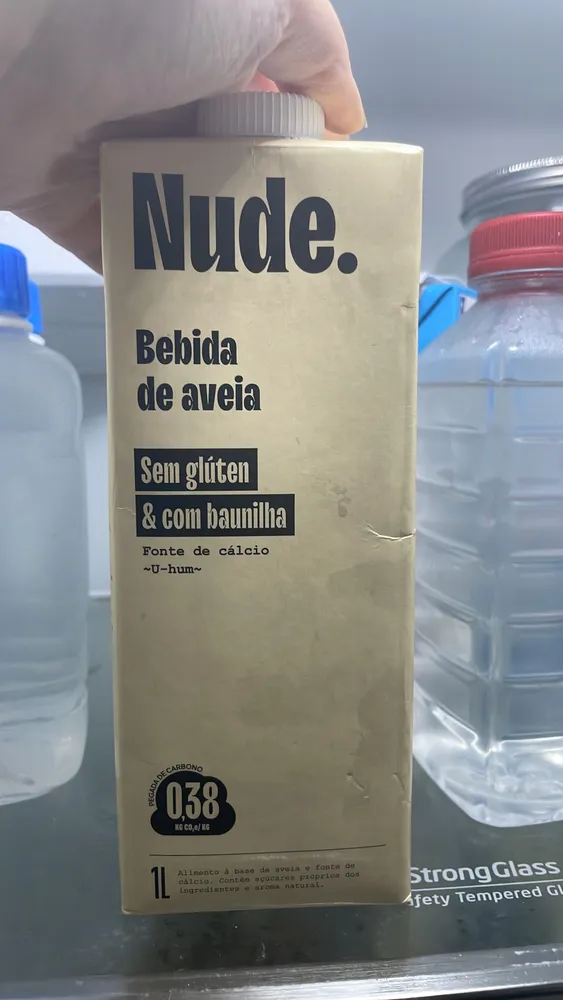 Bebida de aveia & com baunilha