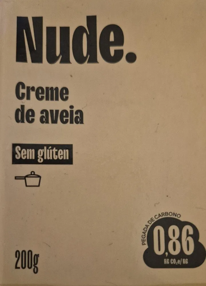 Creme De Aveia Nude. Caixa 200g