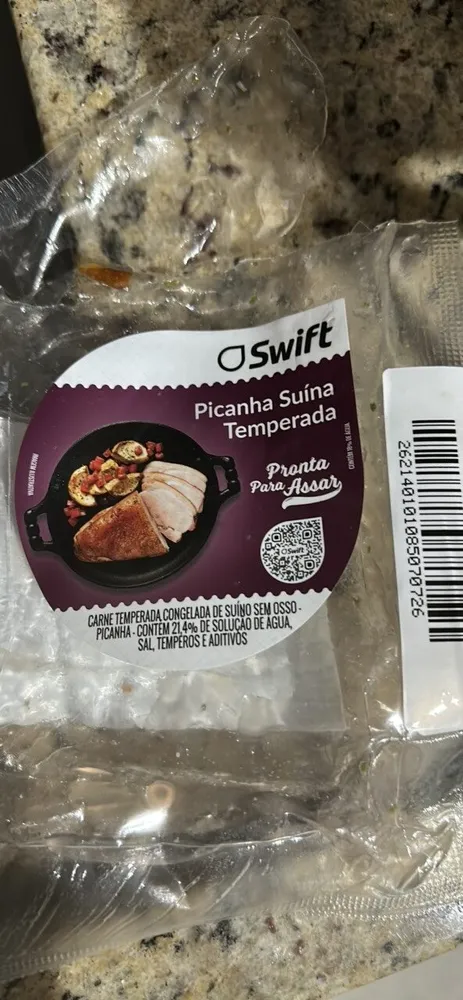 Picanha Suína Temperada