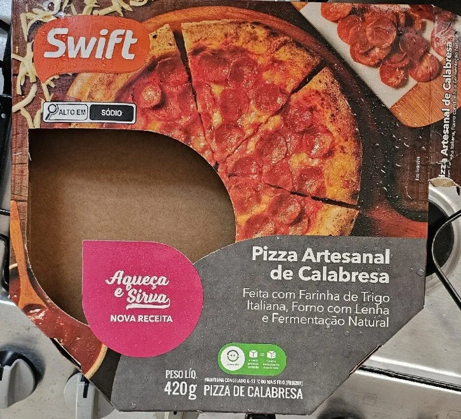 Pizza Artesanal De Calabresa