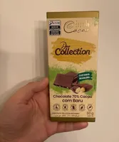 Chocolate 70% Cacau com Baru