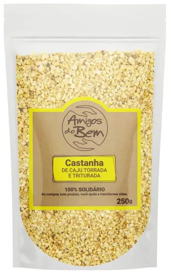 Castanha De Caju Torrada E Triturada Amigos Do Bem Pouch 250g