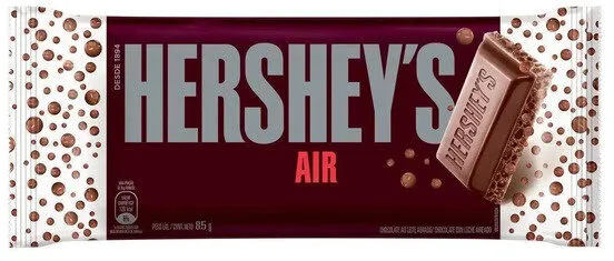 Chocolate Ao Leite Aerado Hersheys Air Pacote 85g