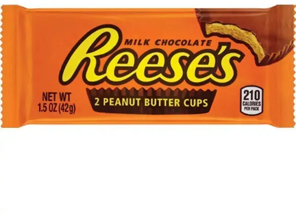 Chocolate Ao Leite Recheio Amendoim Reeses Pacote 42g 2 Unidades