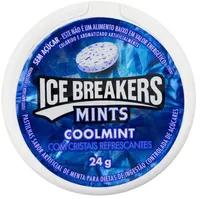 Pastilha Coolmint Zero Açúcar Ice Breakers Mints Pote 24g