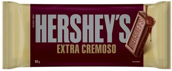 Chocolate Ao Leite Extracremoso Hersheys Pacote 82g