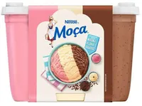Sorvete Moça Morango, Beijinho E Brigadeiro Nestlé Pote 1,5l