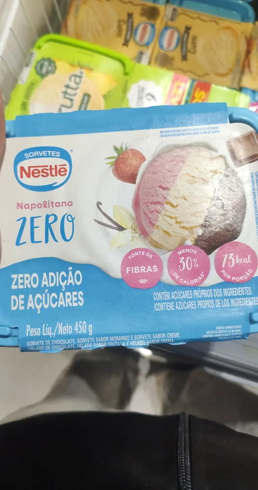 Sorvete Napolitano Zero