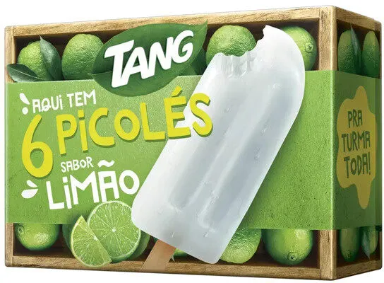 Pack Picolé Limão Tang Caixa 330g 6 Unidades